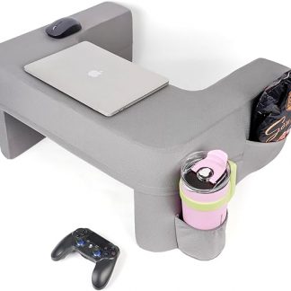 Reading Pillow for gaming, laptop lap desk for bed, couch or car.