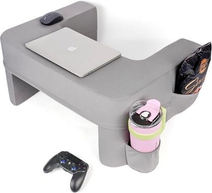 Reading Pillow for gaming, laptop lap desk for bed, couch or car.