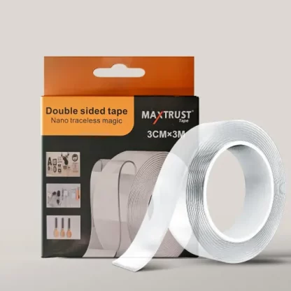 2 Pack Nano Double Sided Waterproof Transparent Removable Tape - Image 2