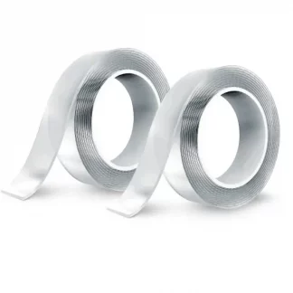 2 Pack Nano Double Sided Waterproof Transparent Removable Tape