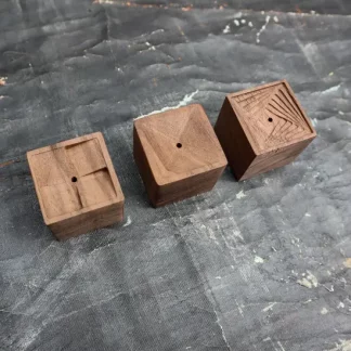 Set of 3 Wanderlust Wooden Essential Oil Diffusers/ Incense Holders